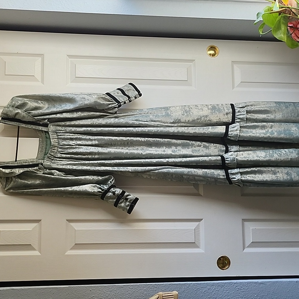 One of a Kind Batsheva Metallic Prarie Dress - Picture 7 of 9